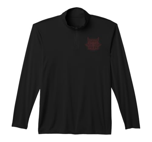 Wings Eyes Cross Halo Archangel Tattoo Goth Egirl Alt Y2K Performance Quarter-Zip Top