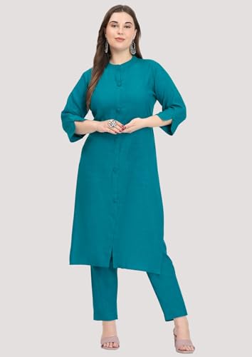 Image of SINDOORI Collar Kurta for Women Solid Colour S to 6XL Plus Size Kurta for Women