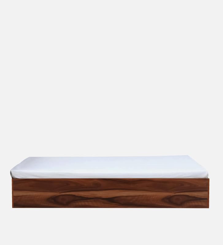 Image of Mintwud Pepperfry Engineered Wood King Size Bed with Box Storage | Wooden Double Bed Cot Palang Furniture for Home Bedroom Living Room and Hotel (Honey Finish)