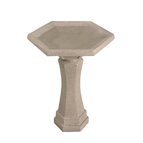 Kenroy Home 51152Sndst Riviera Birdbath, Sandstone #TOP9
