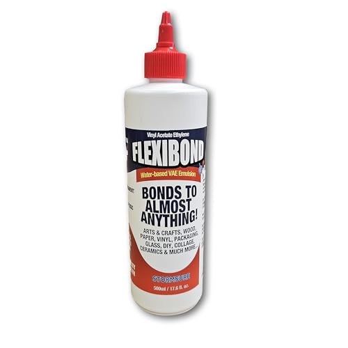 Pegamento PVA extra fuerte para manualidades - Tacky PVA Arts & Crafts Glue. Para el hogar, la escuela y la oficina. Adherencia fuerte y flexible, secado transparente - 500ml