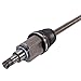 TRQ Front Driver and Passenger Side CV Axle Assembly Set 2 Piece Compatible with 2013-2016 Nissan Sentra CVT 2017-2018 Sentra S SV SR SL CVT