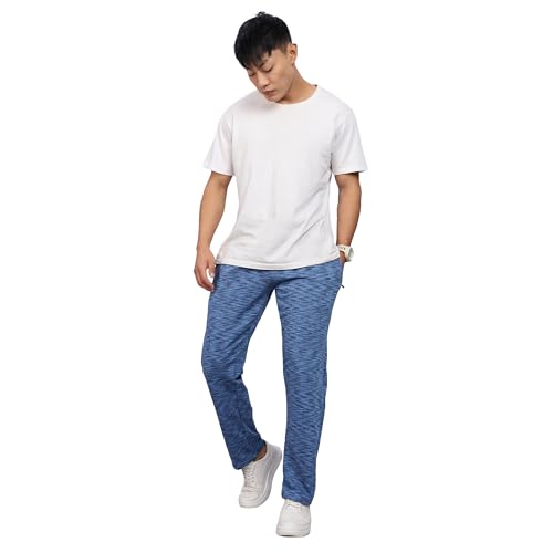Image of fanideaz Mens Cotton Track Pants for Men Summer Night Lower Gym Trousers Travel Wear Full Length Bottoms Casual Sportswear Relaxed Fit Comfortwear Loungewear Pants