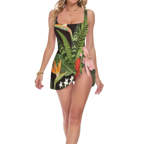 Maillot de bain 1 pièce William Morris jaune pour vos vacances et spa