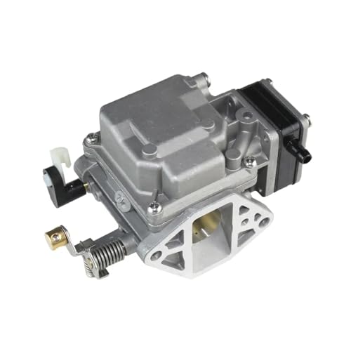 CHAMPAN Carburador 9.9 para motores de popa yamaha 9.9HP 15hp 2 tempos T15/T9.9, Ref No. 6B4-14301-00 6B3-14301-00, ajuste motor de barco E15D MHS/L/XL E9.9D MHS/L (2003 e mais recentes) carburadores