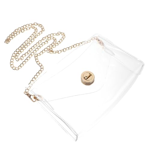 Sac transparent à chaîne femme avec bandoulière pour voyage et ville
