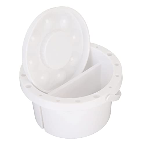 Image of Collapsible Paint Brush Washer Artist Water Cup with Thickened Anti Slip Base Portable Brush Holder and Palette for Watercolor Acrylic Oil Painting Art Supplies