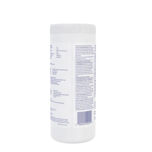 Image of Oxivir Diversey 5388471 Tb Disinfectant Medium Wipes, Accelerated Hydrogen Peroxide Based Cleaner Disinfectant, Ready-to-Use, Unscented, 60-Wipes, 1 Slim Canister (Pack of 12)