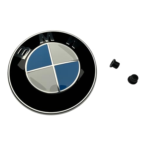 Emblème original BMW pour capot de moteur avec douilles 1, 3, 4, 5, 6, 7, X1, X3, 7, X1, X3, X4, X5, Z4