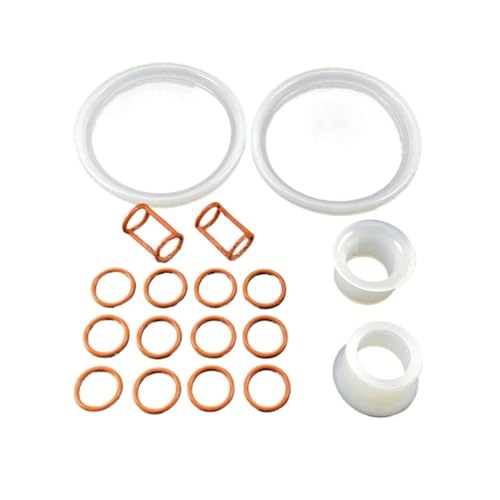One Group Of Sealing Rings Gasket Accessories 18 Pieces Combination,Compatible for ZM Ice Cream Machines Spare Parts,Compatible for MK Soft Ice Cream Makers