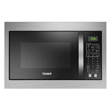 Micro-ondas Consul de Embutir 32 Litros Preto com Design Moderno e Menu Fácil - CM146AE 110V