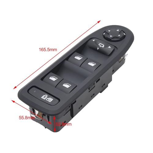 Interrupteur de vitre électrique pour réparer commande Citroën C5
