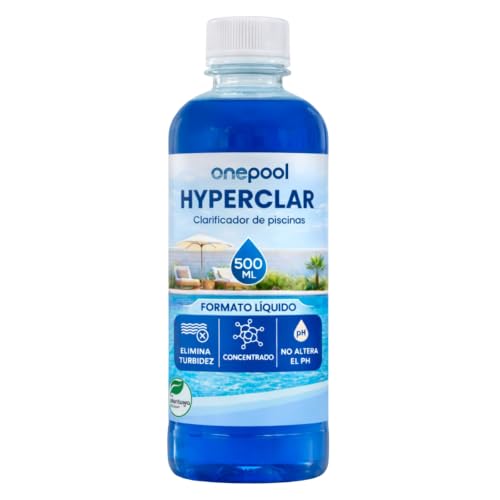 PLANTAWA Clarificador de Agua Piscinas 500 ml | Clarificante Piscina Super Concentrado para Eliminar Turbidez y Grasa | Eliminador de Turbidez Piscina de Fácil Dosificación. Agua Transparente