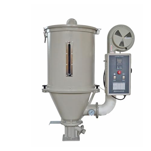 INTSUPERMAI Hopper Type Plastic Dryer 55lb Granules Dryer 25kg Plastic Dryer Machine Injection Molding Machine Plastic Drying Machine Vertical Plastic Extruder for Drying PP PE ABS PVC, 220V