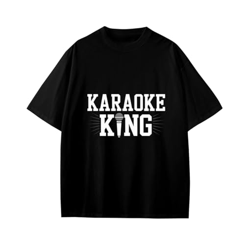Karaoke King Singer Lyrics Music Boys Girls Teens T-Shirt Anime Gift - Main Image