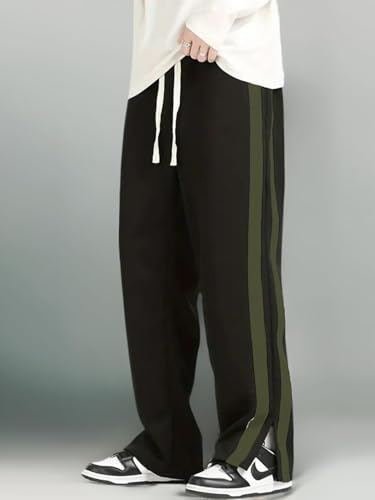 Image of Mehrang Casual Trouser Pants for Men | Loose Fit Baggy Style | Korean Style Track Pant | Stylish Fit Relaxed Cargo Pant with Side Pockets (Gym | Walking | Casual)