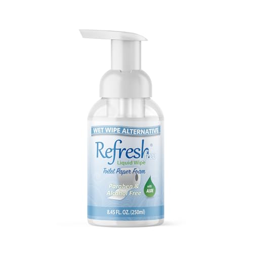 Image of Refresh Liquid Wipe Free Toilet Paper Foam, Sensitive Skin Formula, 8.45 Fl Oz