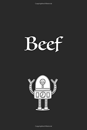 Beef: Lined notebook