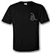 Gadsden and Culpeper Blood of Tyrants T-Shirt - Black - Large