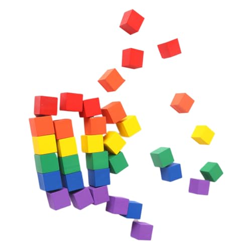Blocs en bois colorés éducatifs pour stimuler la motricité fine et la logique des enfants