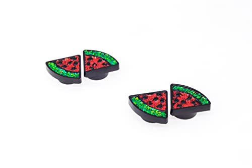 Image of FD&D Multiple Use Shining Screw Cap, Red Watermelon Pattern with M6 Machine Screw
