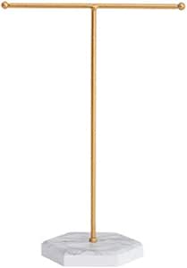 OFFIGAM Schmuckständer Mit Künstlerischem Kopf - Verstellbarer Halsketten Display Ständer