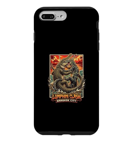 Lumphini Clash �o���R�N �V�e�B �N���R�_�C�� Vs ���j�^�[ �g�J�Q �X�}�z�P�[�X iPhone 7 Plus/8 Plus �p