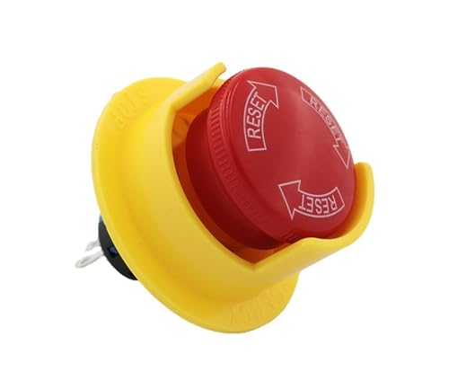 Interrupteur arrêt d'urgence 16mm empêche déclenchement accidentel