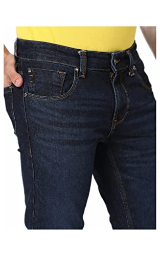 Image of Spykar Men's Skinny Fit Low-Rise Casual Jeans