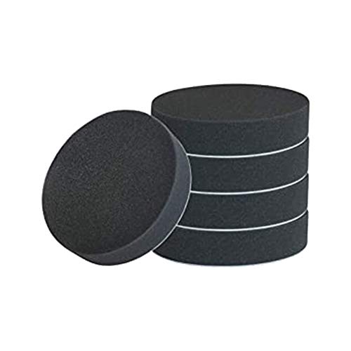 LUAMY 電動ポリッシャー用 スポンジバフ マジックテープ式 極細用 超微粒子用 5個セット