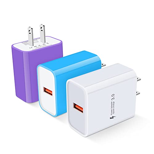 iPhone Box, iPhone USB Charger Block Charging Cube Android 18W Quick Charge 3.0 Fast Charging for iPhone 14/14 Pro Max/13/13 Mini/13 Pro Max/12/12 Pro/12 Pro Max/SE/11 Pro Max/XR/XS/X,Samsung S22 S21