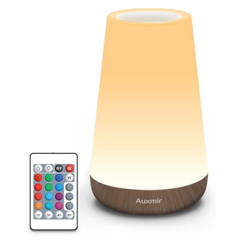 Auxmir Dimmable LED Touch Bedside Lamp Cover