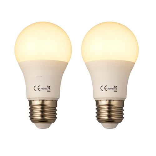 Jandei - 2 x Bombillas Led E27, 10W Equivalente 90W, 1000 Lúmenes, 330 Apertura para Lámparas de Techo. Perfecto para Casa, Dormitorio, Pasillo, Oficina. (3000K Blanco Cálido)