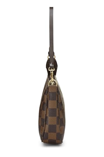 Pre-Loved Damier Ebene Pochette Accessoires, Brown3