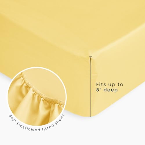 Image of Wake In Cloud - Toddler Bedding Set for Boys, Construction Car Excavator Truck, 4 Pieces Soft Crib Bed Set Including Comforter, Sheets and Pillowcase, Yellow