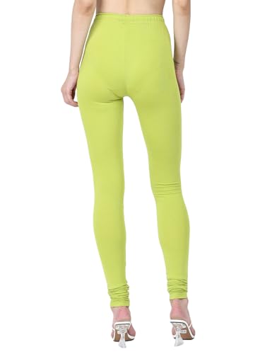 Image of Robinbosky Cotton Churidhar Leggings for Women - Stylish, Stretchable & Flattering Fit for All-Day Comfort