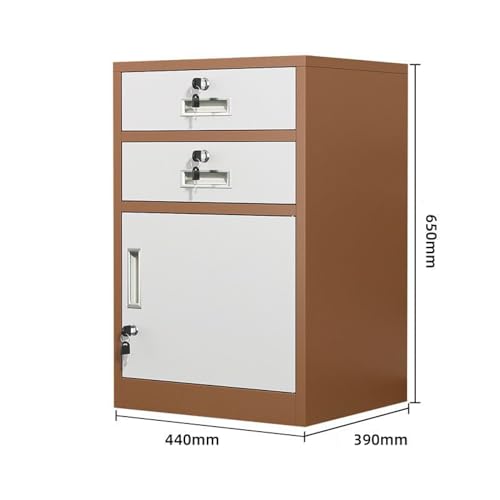 Archivador de metal con cerradura con 4 cajones, solución de almacenamiento seguro para el hogar y la oficina, perfecto para guardar documentos y archivos importantes