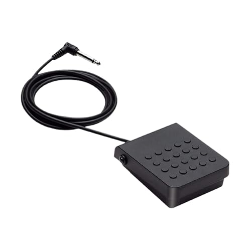 Colaxi Sustain Pedal Professional Music Instrument Parts Universal Nonslip Electronic Piano Pedal Keyboard Pedal for Electric Pianos, 6.5mm Jack