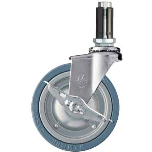 Hammer Pipe Insertion Swivel Rubber Wheels (Steel Wheels) 4.9 inches (125 mm) Diameter 0.8-0.9 inches (21-23 mm) with SP 4155EU-PR125