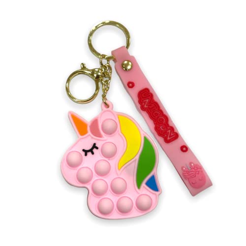 Image of AUGEN Cute Pop It Coin Purse Pouch Keychain For Gifting With Key Ring Anti-Rust (Pack Of 1)
