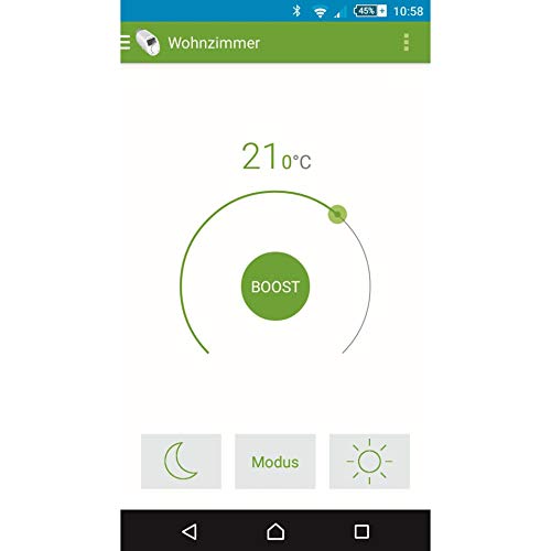 Eqiva Bluetooth Smart Elektronik-Heizkörperthermostat, mit App-Steuerung (3er-Set) – Ansicht 3