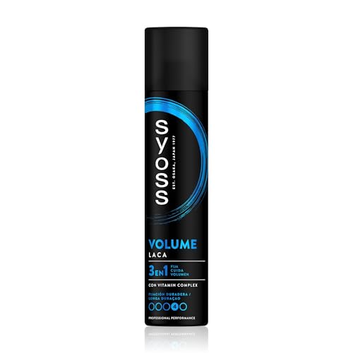 Syoss Laca Volumen 300ml - Spray para Pelo Fino - Hasta 48h de Volumen sin Apelmazar - Acabado Profesional como Recién Salido de la Peluquería