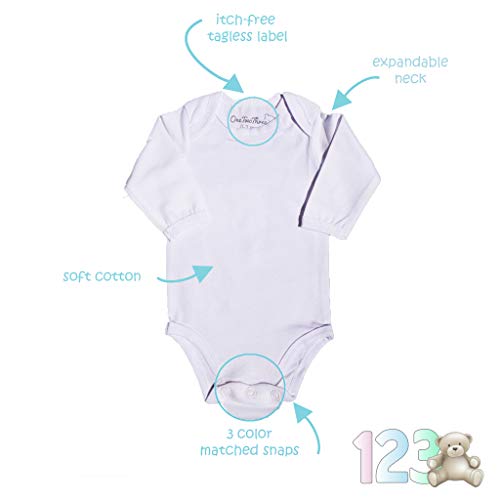 123 Bear 100% Cotton Bodysuits4