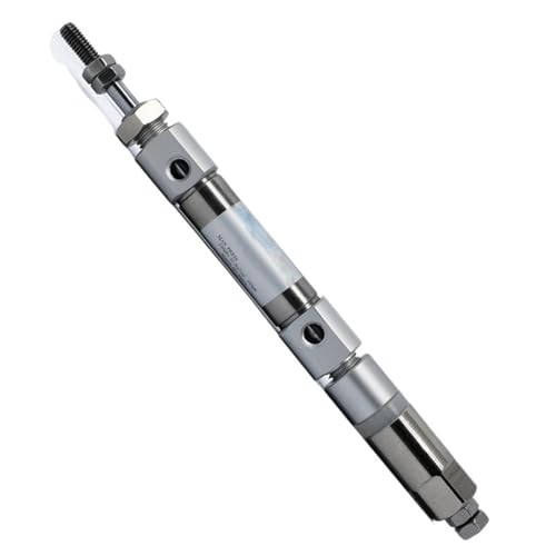 Cilindro neumático de acero inoxidable CDJ2B10-15-B mini con carrera ajustable 2