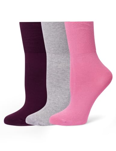 Image of HUE Women's Bobby Sock Causal Crew 3 Pair Pack