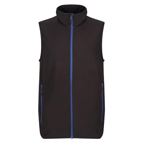 Regatta Professional Men's Navigate Fleece Gilet Chaleco de Forro Polar, Negro, L para Hombre