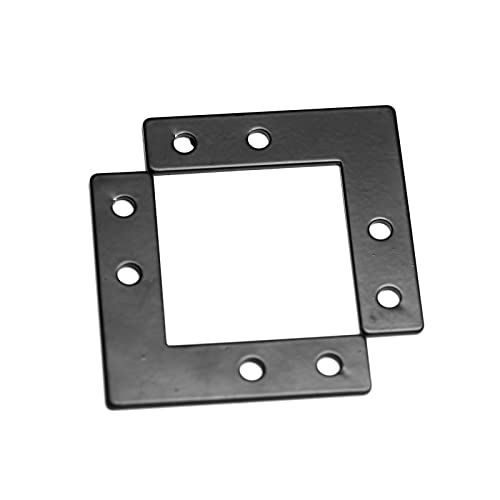 Nvaxqf BLACK L SHAPE CONNECTOR 10Sets Black L Connector Brackets,Including 40Pcs M5 T-Slot Sliding Nuts thumb #4