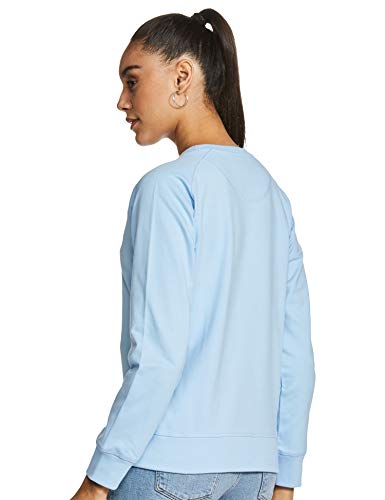 Image of Amazon Brand - Symbol Women's Cotton Blend Round Neck Regular Fit Sweatshirt (Pullover)