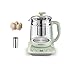 HUKSXZ Bouilloire électrique Bouilloire 1.8L Théière en Verre avec infuseur Amovible Théière en Verre multifonctionnelle Dash Cuiseur d'oeufs Bouilloires électriques Intelligent et Menu Intelligent.