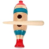 minkissy 2 ensembles Guiros Bois Forme de Poisson pour Garçon Fille avec Baguette Instrum...
